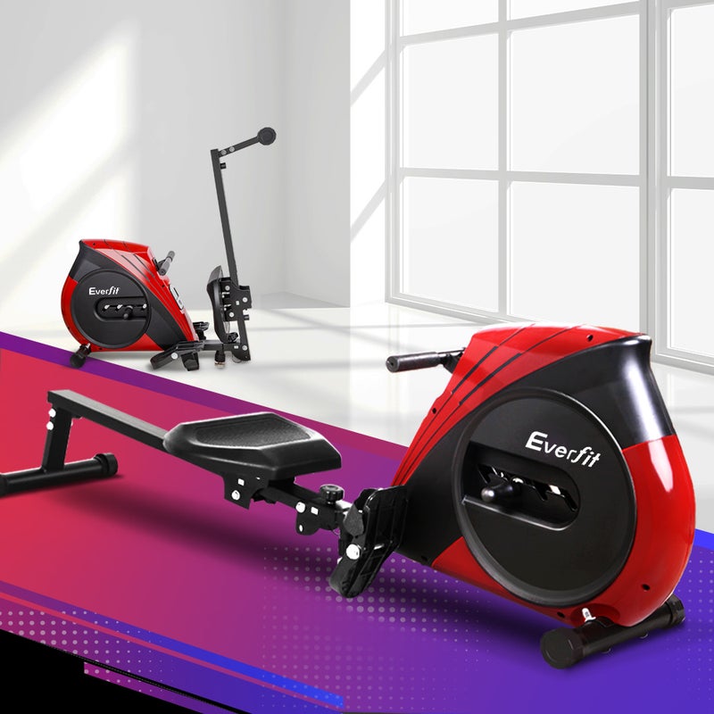Everfit Rowing Exercise Machine Rower Resistance Fitness Gym Home Cardio