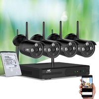 UL-Tech Wireless CCTV Security System 8CH NVR 3MP 4 Bullet Cameras 1TB