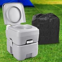 Weisshorn 20L Portable Camping Toilet Outdoor Flush Potty Boating With Bag