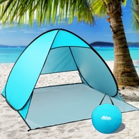 Weisshorn Camping Tent Pop up Beach Tents Hiking Camp Blue