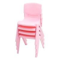 New Kids Plastic Pink Chair Up to 100KG