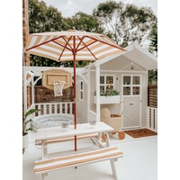 Picnic Table - Umbrella & Cushions