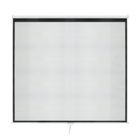 100 Inch 16:9 Manual Pull Down Outdoor Projector Projection Screen Theater Movie