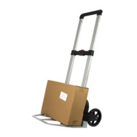 150KG Portable Cart Folding Dolly Push Truck Hand Collapsible Luggage Trolley