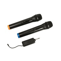 2 x Wireless Microphone Handheld Cordless Professional Mic Karaoke Receiver
