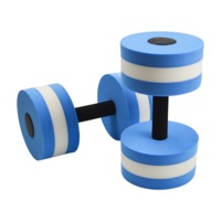 2x Water Aerobics Dumbbell EVA Aquatic Barbell Aqua Fitness