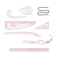 9pc French Curve Ruler Set DIY Sewing Pattern Measuring Tool for Dressmaker