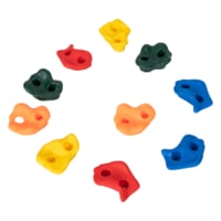 Deluxe 10 x Holds for Rock Climbing Wall Kids Outdoor Playground