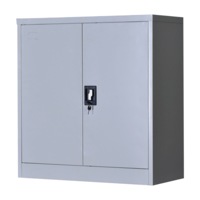 Two-Door Shelf Office Gym Filing Storage Locker Cabinet Safe