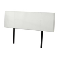 PU Leather King Bed Headboard Bedhead - White