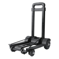 Portable Cart Folding Dolly Push Truck Hand Collapsible Trolley Luggage 70Kg