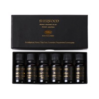 Sherwood Home Diffuser Aromatherapy Essential Oil 6 Pack For Diffuser/Humidifier X 10Ml
