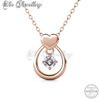 Love Drop Pendant (Rose Gold)