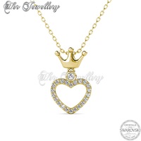 Princess Crown Pendant (Yellow Gold)