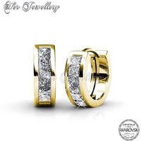 Square Hoop Earrings (Yellow Gold)