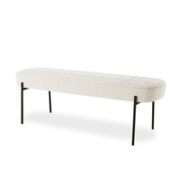 Gavin Dining Bench Cream White