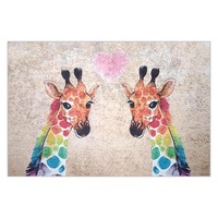 160 x 230cm Giraffe Kids Floor Rug