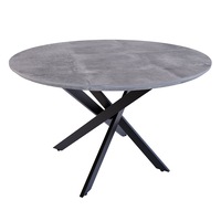 Stoten Round Dining Table Concrete