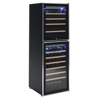 VinoVault Free Standing Dual Zone 120 Bottle Wine Fridge