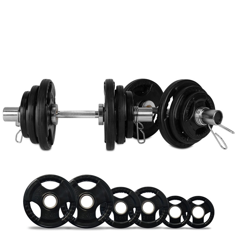 4kg - 31.5kg Adjustable Olympic Dumbbell Set Australia