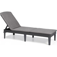 Keter Jaipur Outdoor Sun Lounger with Cushion