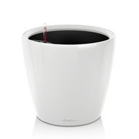 LECHUZA CLASSICO LS 28 PLANTER POT (HIGH GLOSS WHITE)