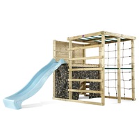 Plum Play Kids Climbing Cube Wooden Playcentre with 8ft Slide