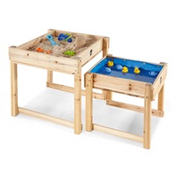 Plum Play Sandy Bay Wooden Sand & Water Tables with Cover