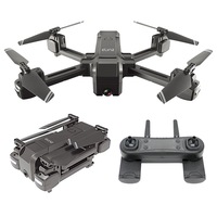 Elinz RC Drone 4K Photo Foldable 2K FPV Dual Camera 2.4Ghz WiFi Quadcopter Brush Motor 1080P 1x Battery