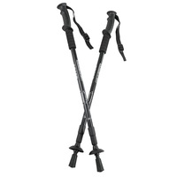 Powertrain Hiking Sticks Anti-shock Walking Trekking Poles Adjustable Aluminium