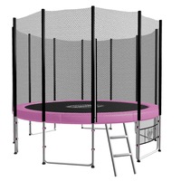 Kahuna Blizzard 10ft Trampoline with Net-Pink