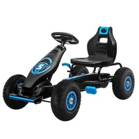 Kahuna G18 Kids Ride On Pedal Go Kart Racing Style - Blue