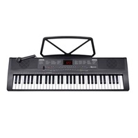 Karrera 61-Key Electronic Piano Keyboard 75cm in Black