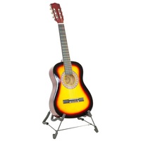 Karrera Childrens Acoustic Guitar Ideal Kids Gift 1/2 Size Sunburst Picks Bag