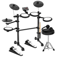 Karrera Electronic Drum Kit TDX-16 Quiet Mesh Pads & Pedals