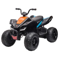 Licensed MCL35 McLaren Kids Toy Ride On Electric Quad Bike - Black