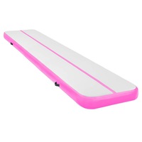 4m Airtrack Tumbling Mat Gymnastics Exercise 20cm Air Track - Pink