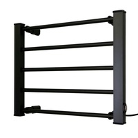 Pronti Heated Towel Rack Electric Bathroom Rails Warmer 90W Black