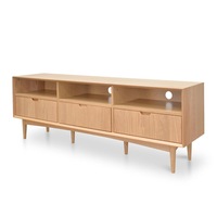 Johansen Scandinavian 180cm TV Entertainment Unit With 3 Drawers - Natural