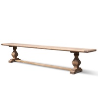 Titan Reclaimed 2.4m ELM Wood Bench - Natural