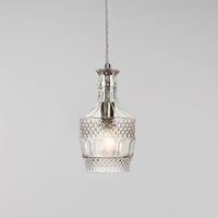 Brandy Wine Decanter Glass Pendant Light