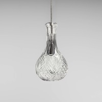 Sherry Wine Decanter Glass Pendant Light