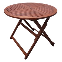 Tropical Round Folding Table
