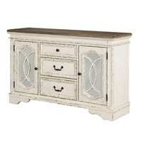 Realyn Indoor Timber Buffet Sideboard Server in Distressed - Buffets