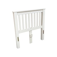 Queen Winter Bedhead Only - White