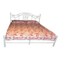 Single Biancas Metal Bed - White