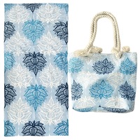 Ramesses Printed Velour Beach Pack - Beach Towel + Bag