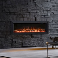 Herman 1500W 45 inch Built-in Recessed Electric Fireplace