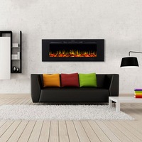 Provence 1500W 60 inch Recessed / Wall Mounted Electric Fireplace