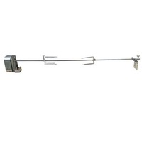Universal BBQ Rotisserie Kit - One piece skewer-4-6 Burner